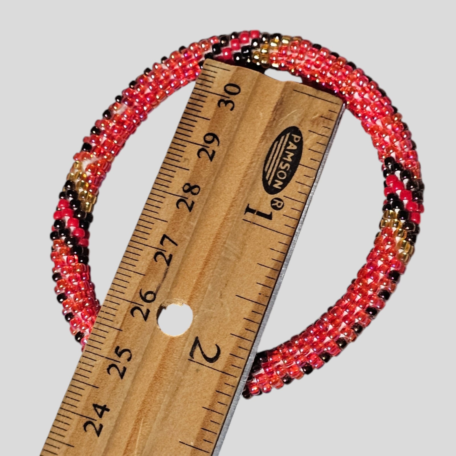 Sashka Co Glass Bead Crochet Bracelet Nepal Fair Trade