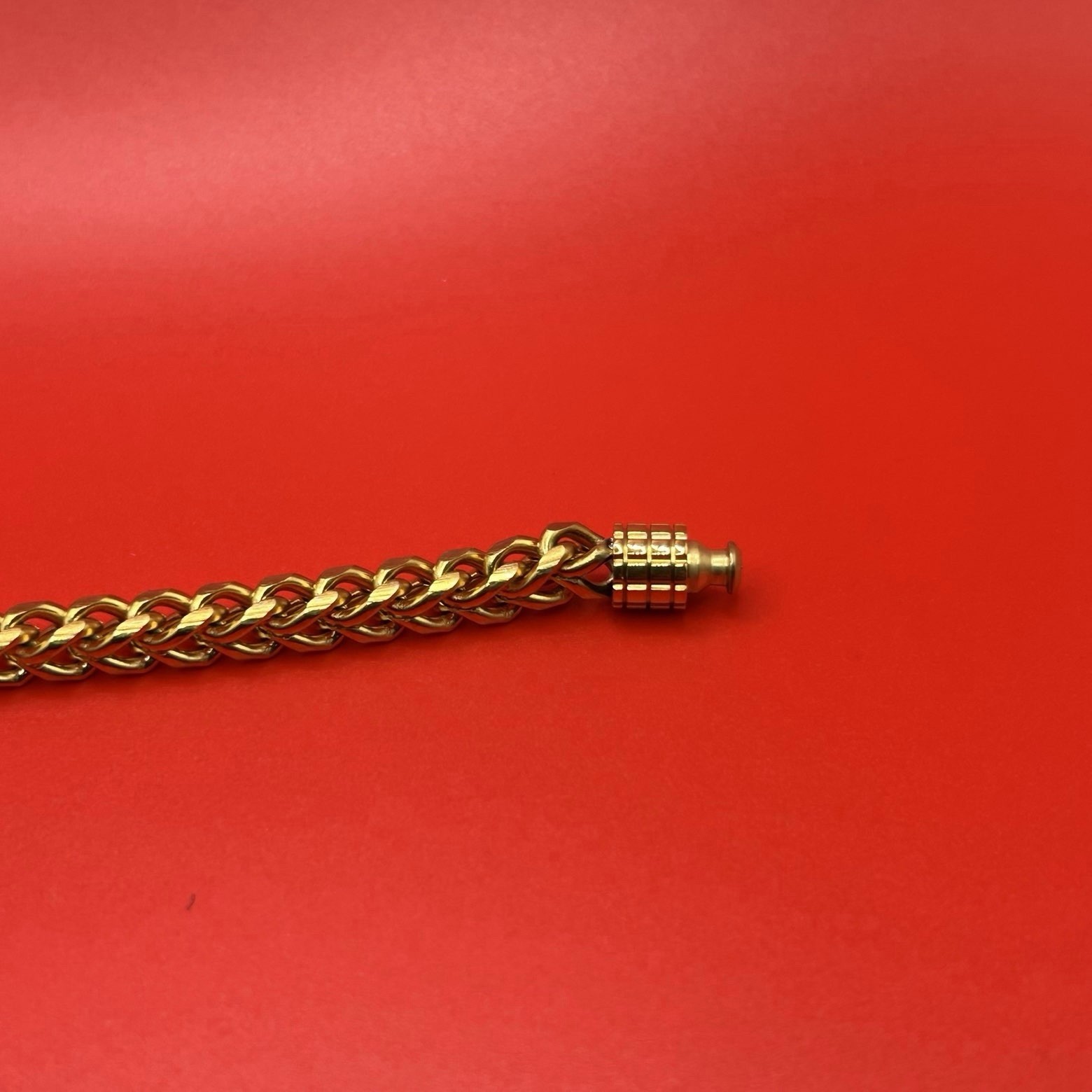 Gold Franco Bracelet 6mm (7.5”) | 14K Plated | Waterproof & Durable