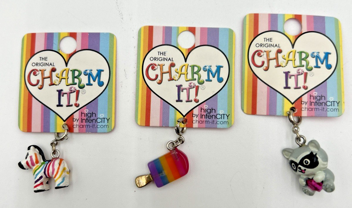 High Intencity CHARM IT! Bracelet Charms by High IntenCity LOT OF 3