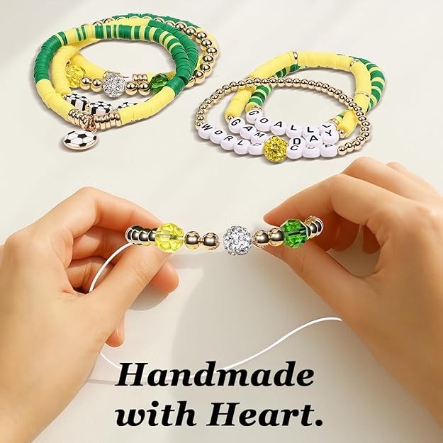 Soccer Bracelets for FIFA World Cup 2026 Gifts, Game Day Soccer Fan Merch Frien