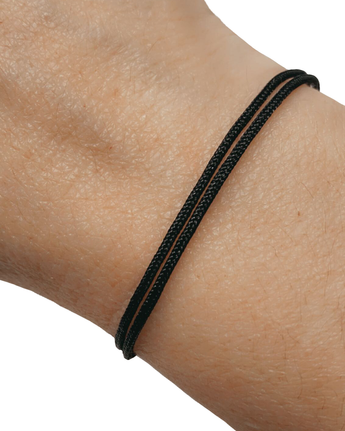 Mens Black Thick Cord Surfer Bracelet Men Unisex Beach Minimal Jewelry Gift
