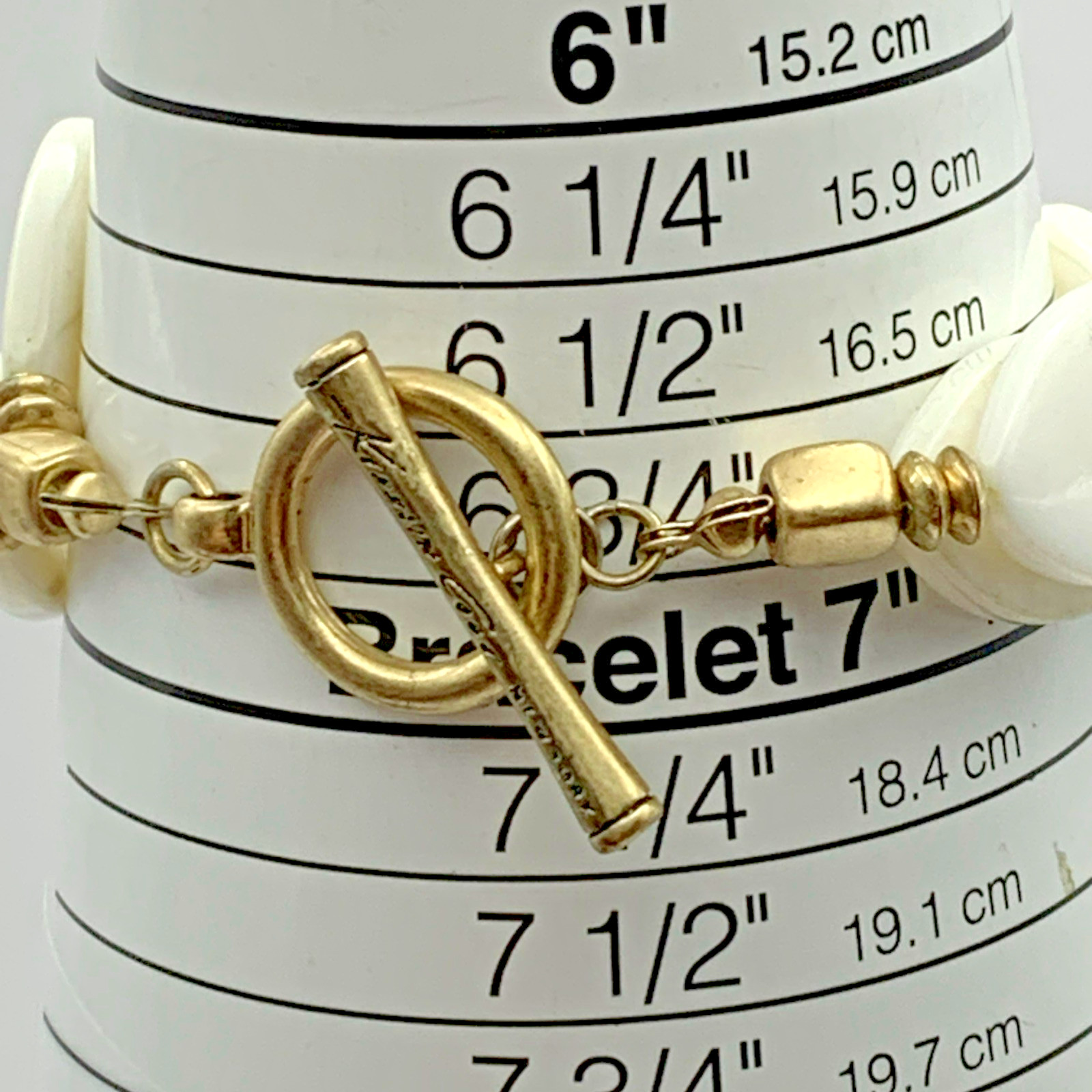 Kenneth Cole 6.5 inch Mother Of Pearl Bracelet B4-68