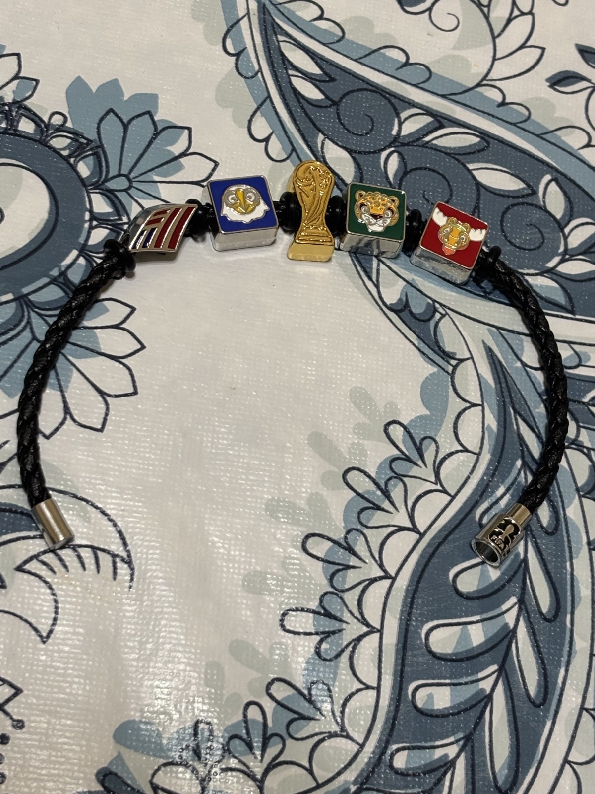 Official FIFA World Cup 2026 BofA souvenir fan band charm bracelet
