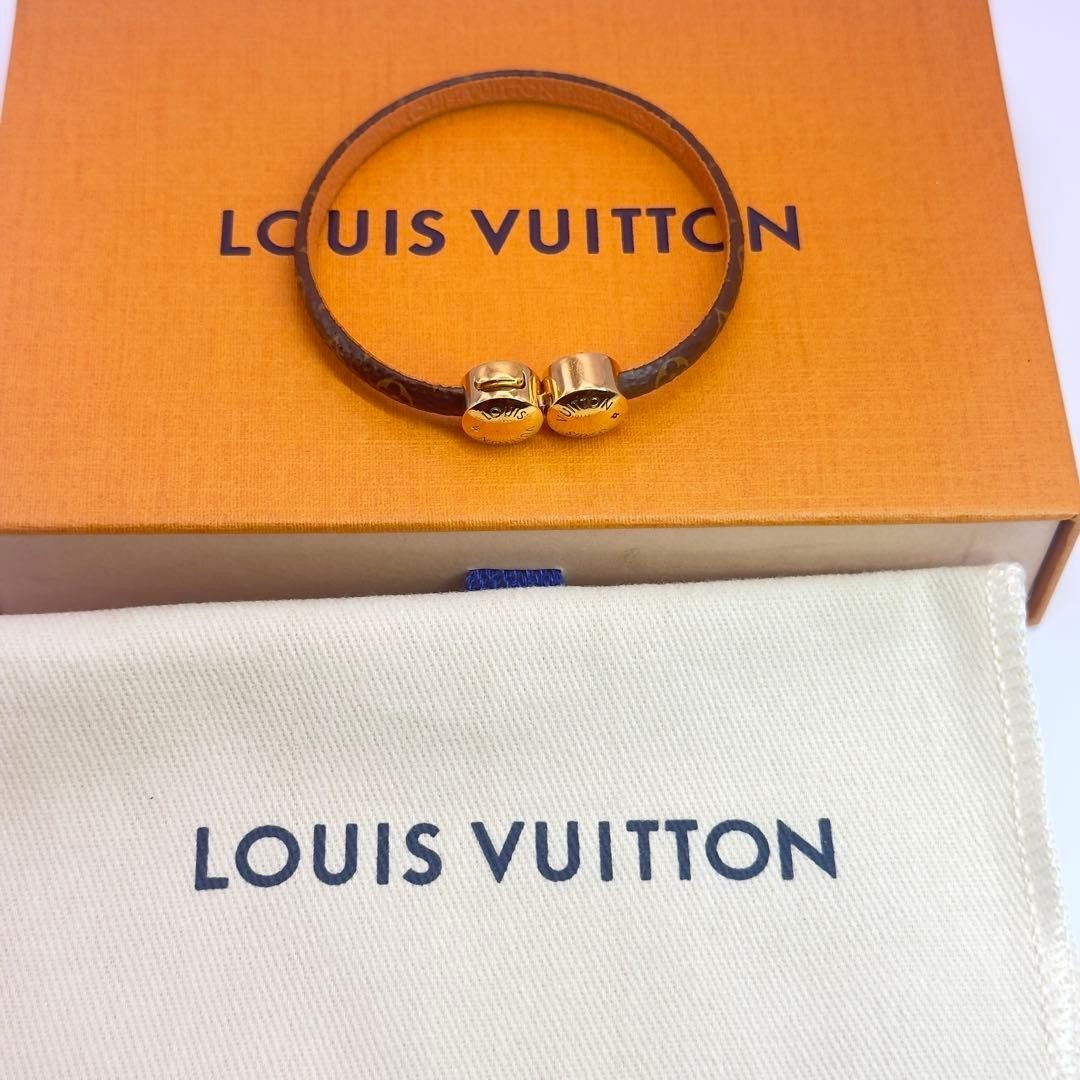 Auth Louis Vuitton Historic Mini Monogram M6407F Bracelet M6407 17cm/6.7″Box Bag