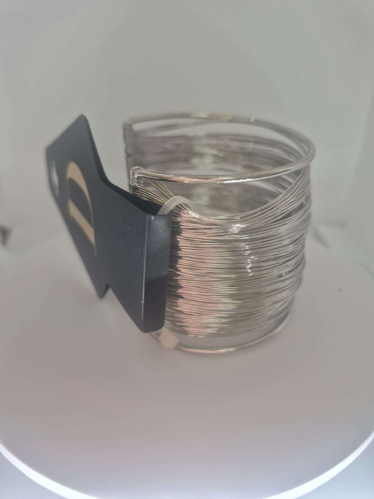 Wide Wire Cuff Chunky Bracelets for Women Bohemian Open Adjustable Silver