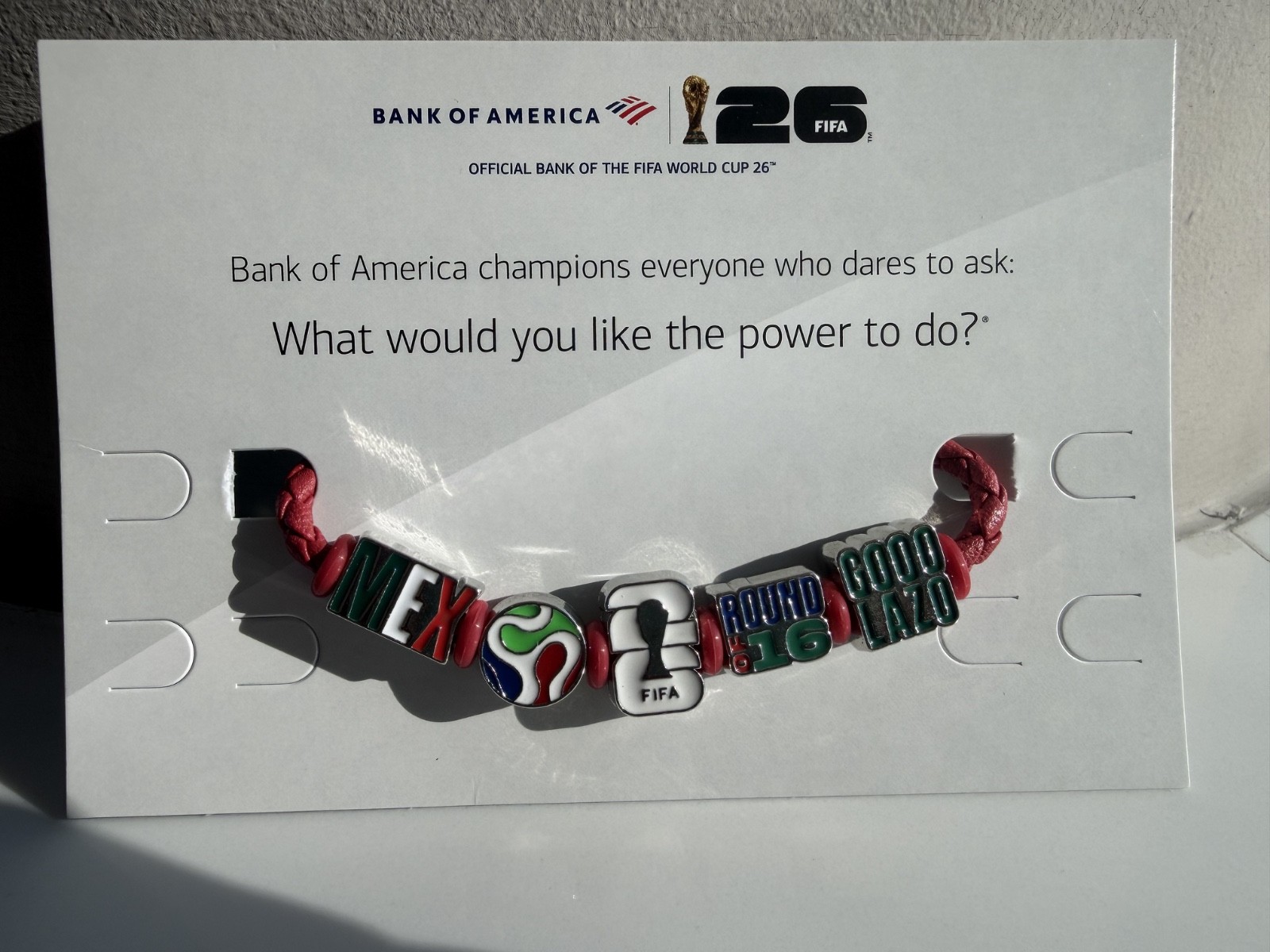 FIFA 2026 World Cup Bracelet Game Day Charms – Mexico Charm – Collectible