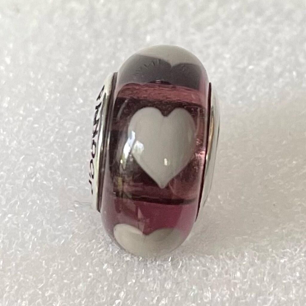 Pandora Murano Glass Hearts Charm