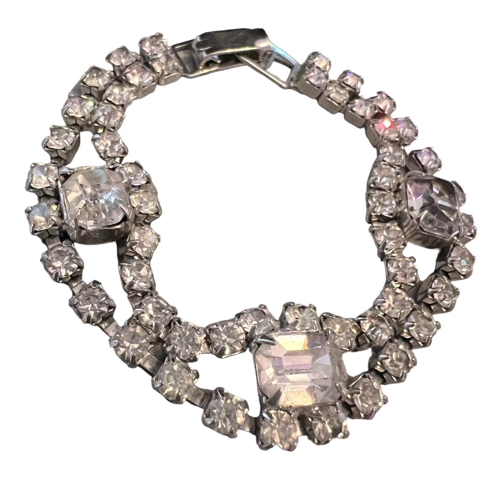 Silver Tone Bling Bracelet