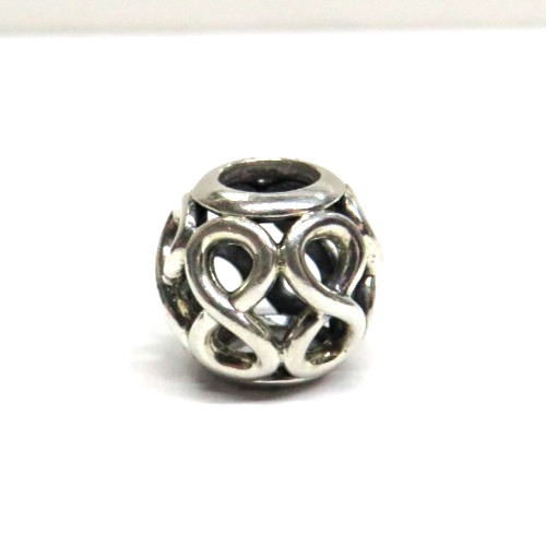 Pandora Infinite Shine Charm Bead 791872 ♾️ Figure 8 Retired Authentic