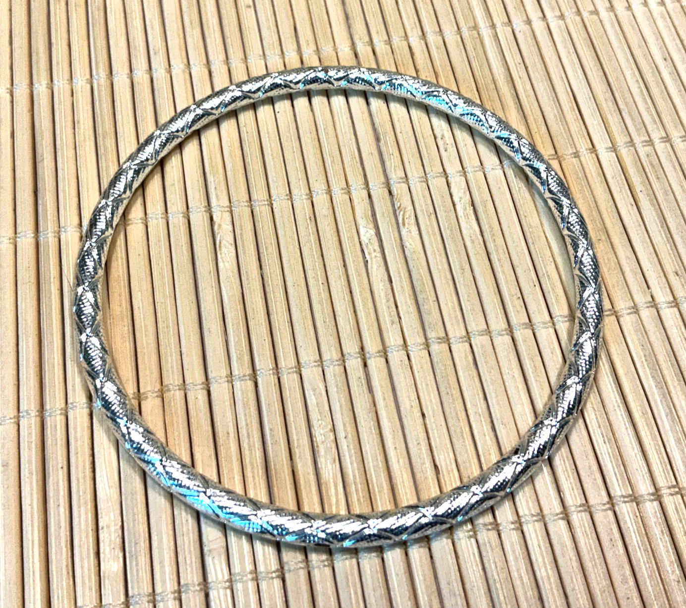 Fashion Bracelet Cast Silver Tone Metal Tube Bangle Lot 101D