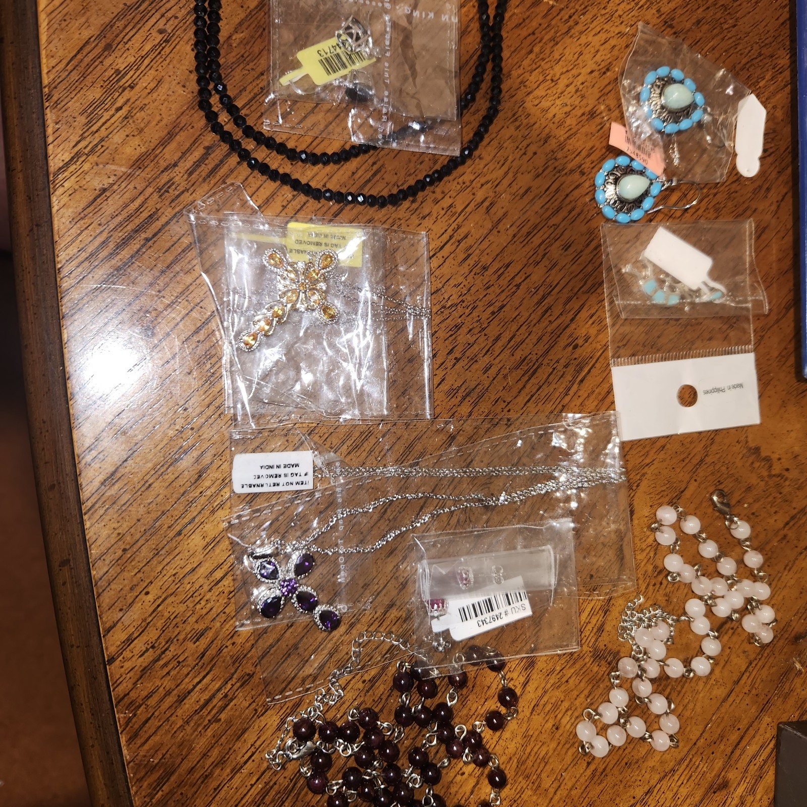 Jewelry..Necklaces, Earrings, Etc.