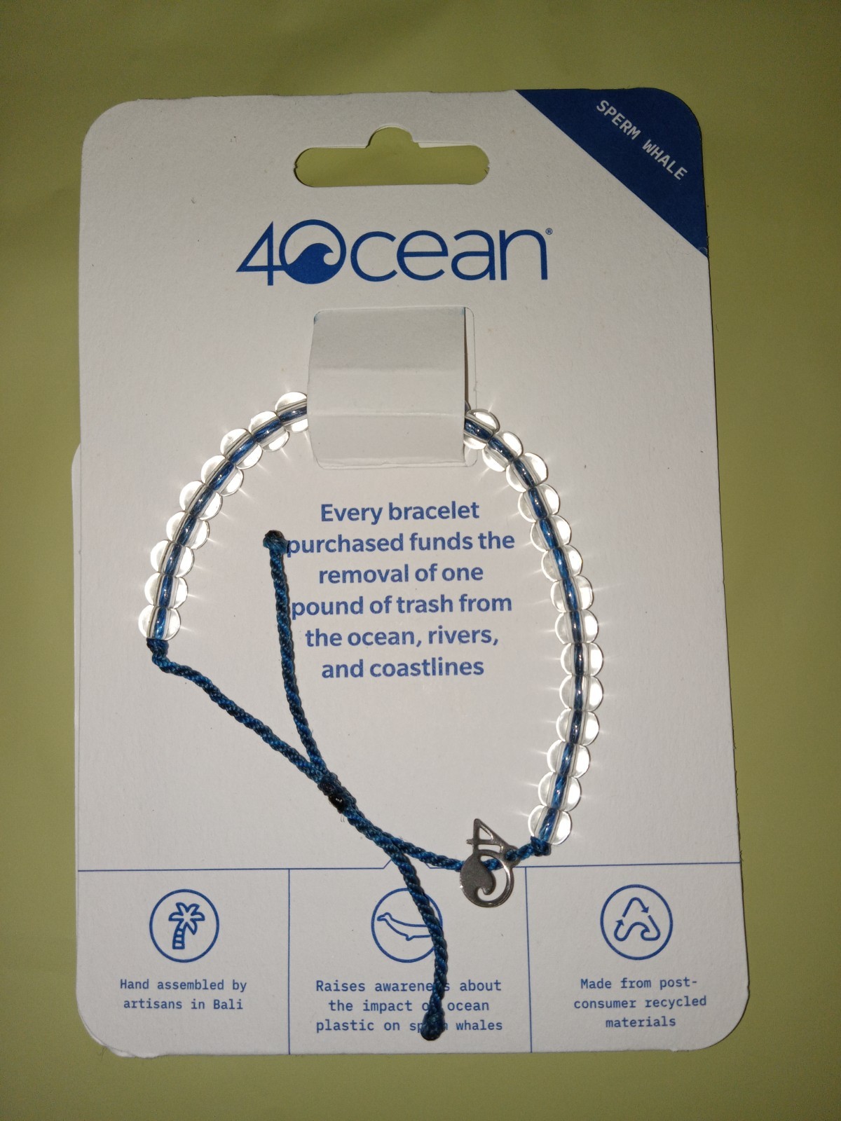 Yes Fit 4Ocean bracelet Sperm Whale