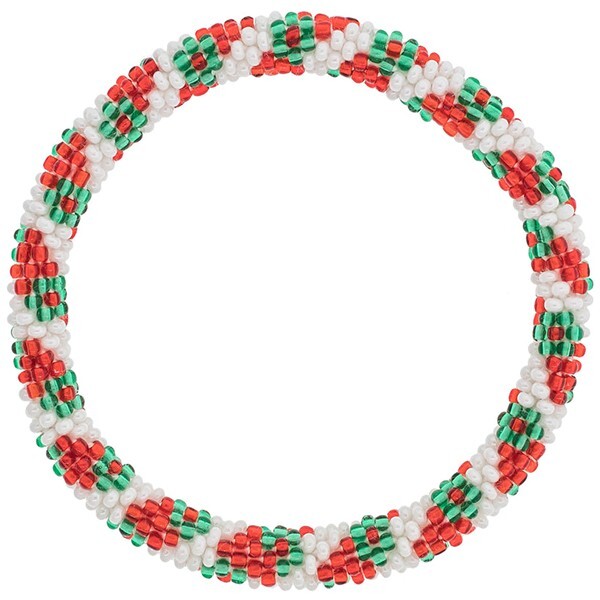 Aid Through Trade Roll-On® Bracelet “Secret Santa” Glass Beads ~Nepal~