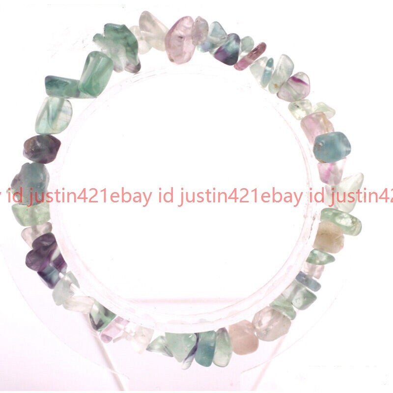Wholesale Freeform Chips Nugget Handmade Beaded Stretchy Bracelet Free Shipping