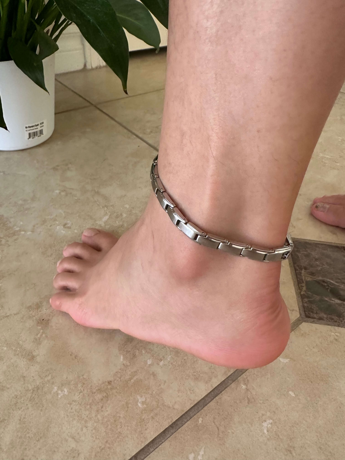 Thinnest Magnetic Anklet Bracelet Women Men Balance Energy Power Calm Love Joy
