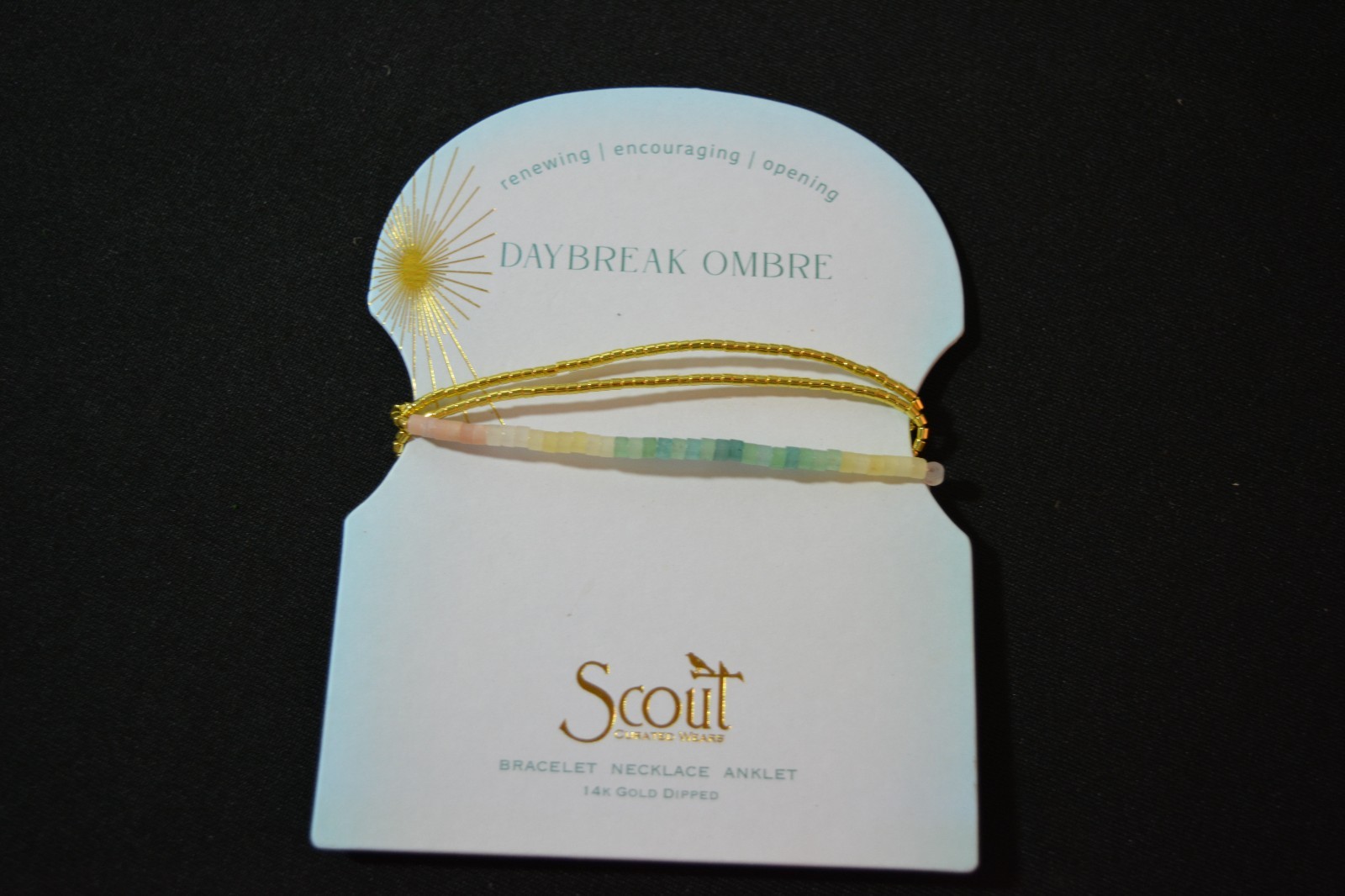Scout Jewelry Wrap Daybreak Ombre Necklace Bracelet Anklet New!! Free Shipping