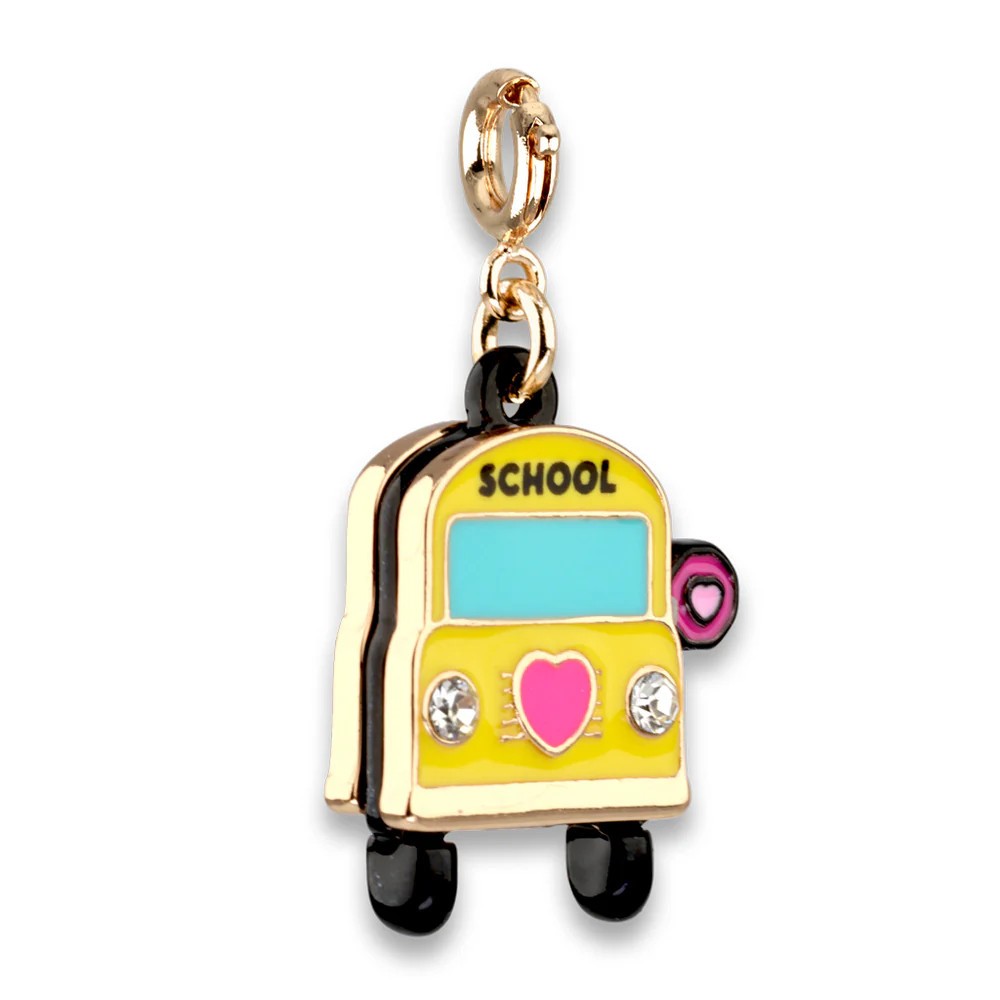 CHARM IT! Gold School Bus Charm
