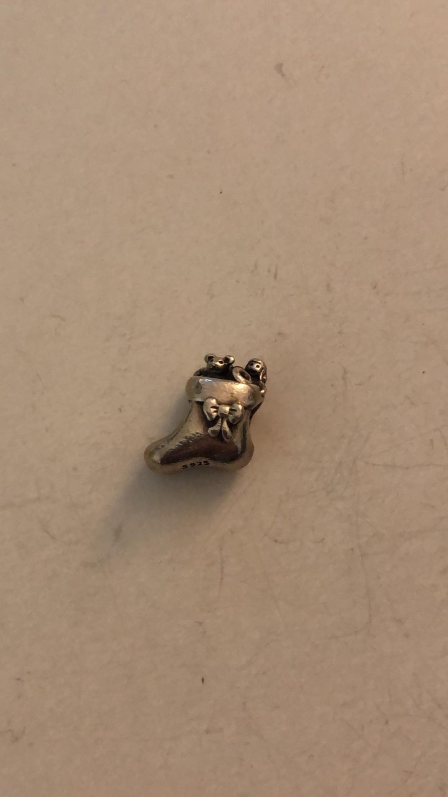 Pandora Cristmas Stocking Dangle Charm