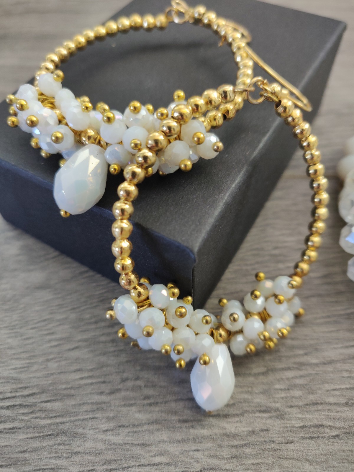 semanario de mujer blanco mexicano Pulsera Aretes,Set ,Hand made bracelet,Set