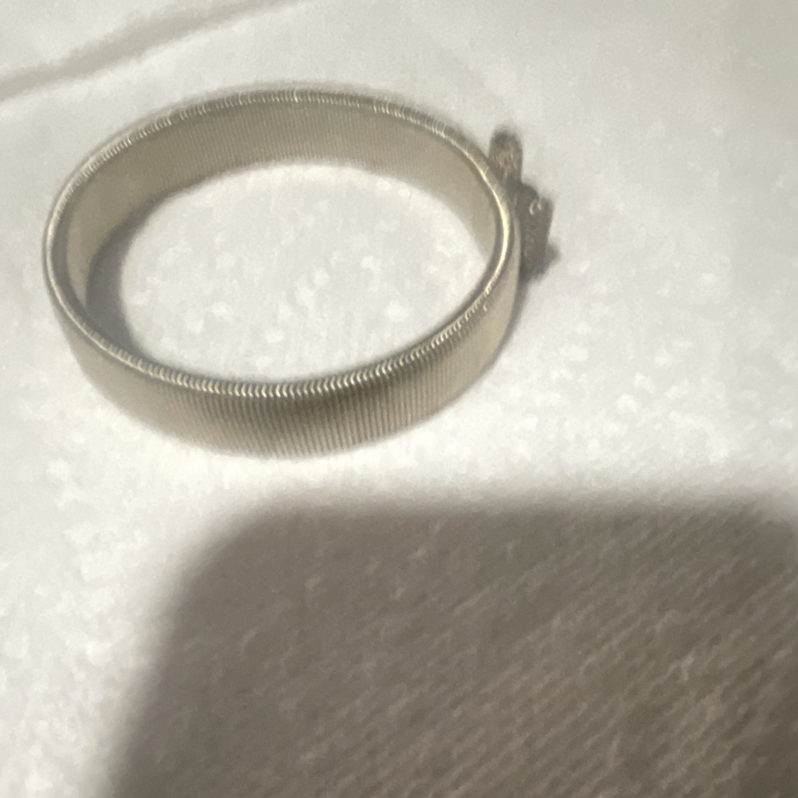 Silver Tone Round Metal Bangle Bracelet, No Stone, Classic Slip-On Style