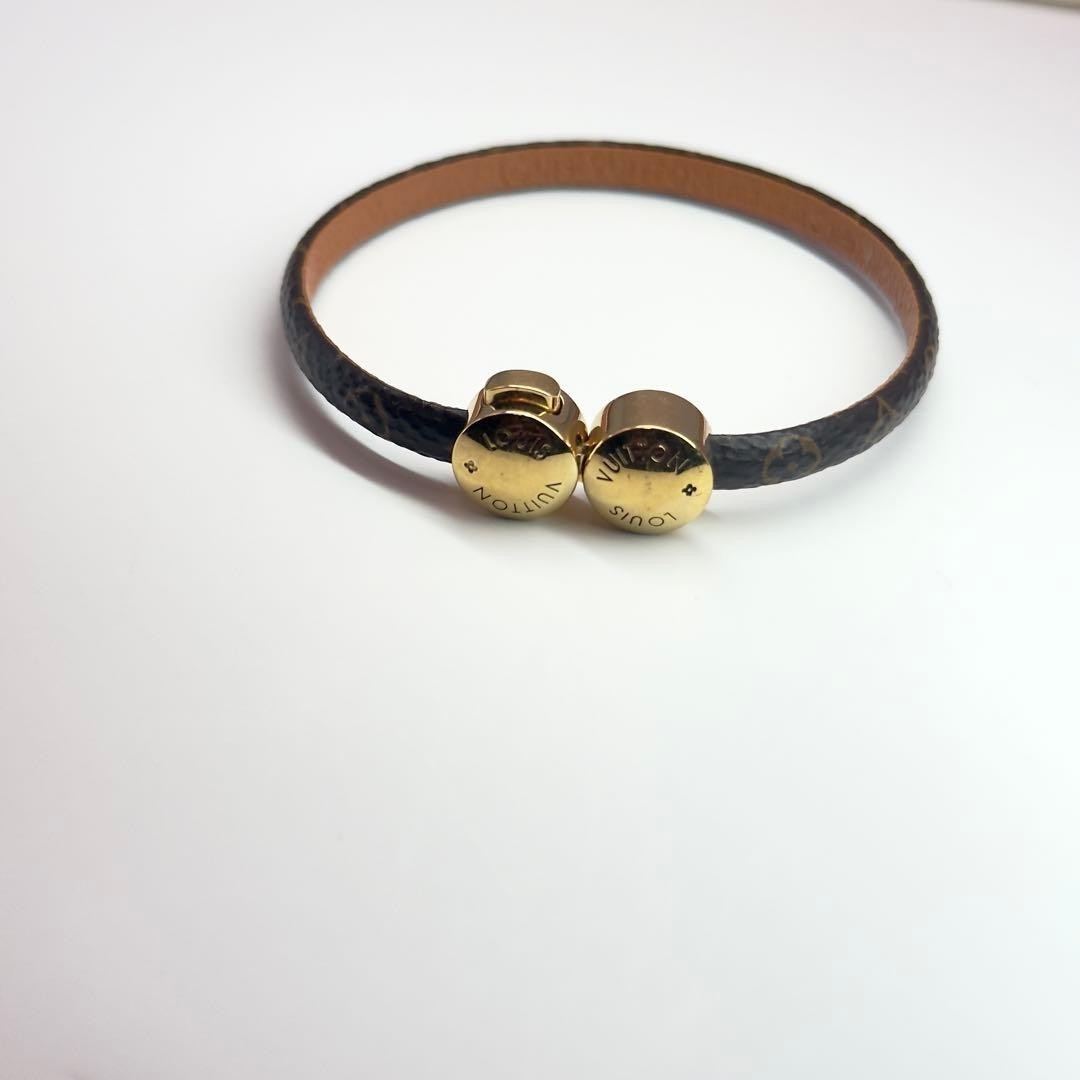 Auth Louis Vuitton Historic Mini Monogram M6407F Bracelet M6407 17cm/6.7″Box Bag