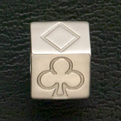 Stainless Steel Loose Beads Poker Charms Gambling Casino Fit European Bracelets