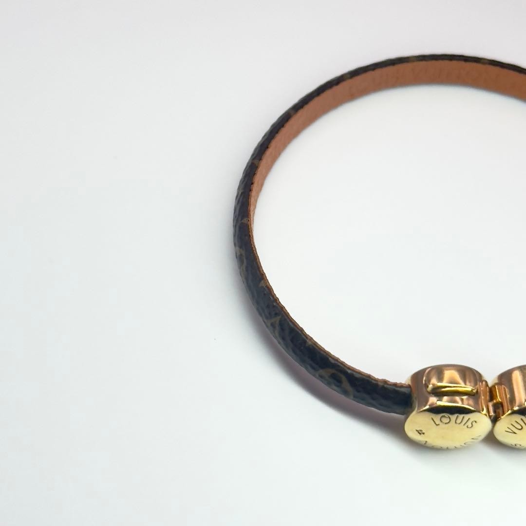 Auth Louis Vuitton Historic Mini Monogram M6407F Bracelet M6407 17cm/6.7″Box Bag