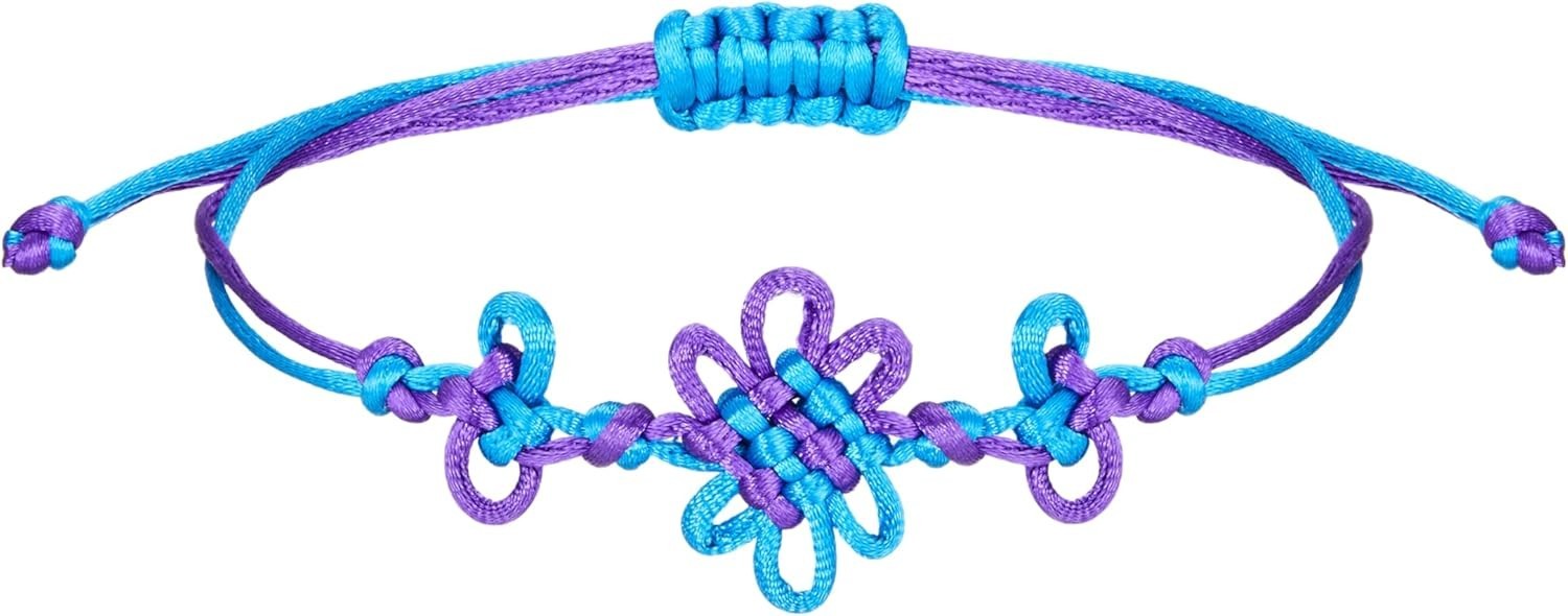 Matching Knot Bracelets Blue Handmade Korean BFF Couples Accessories Gift