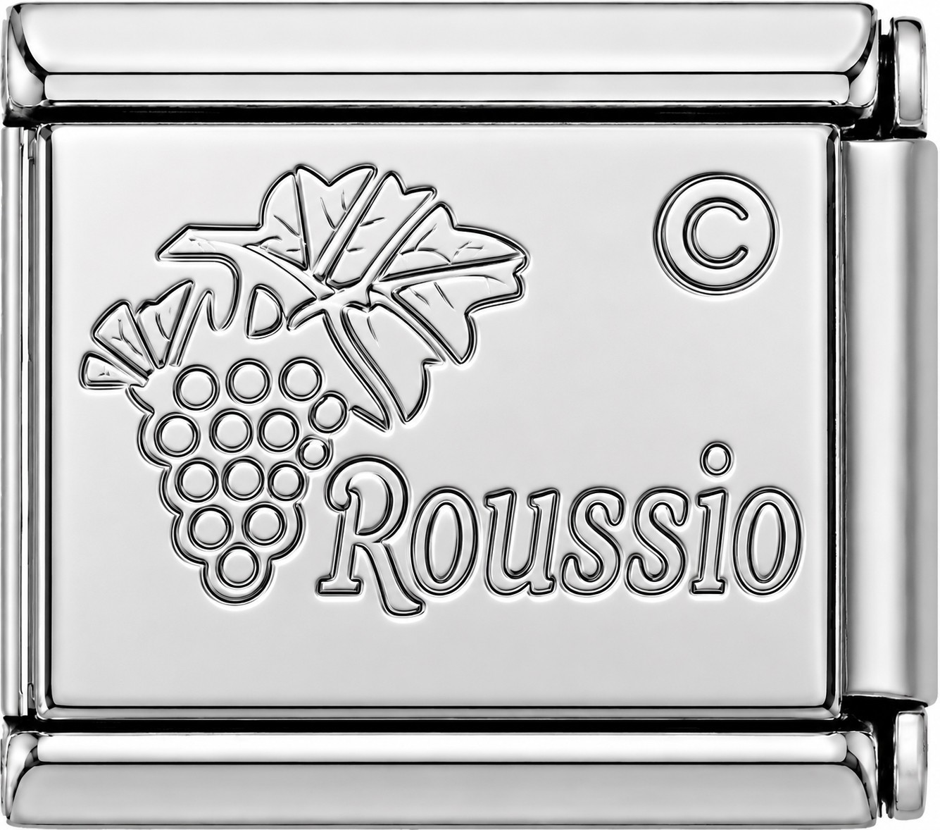 Royal Flush Poker Chips Teal Enamel 9mm Italian Charm Bracelet Link Casino Luck
