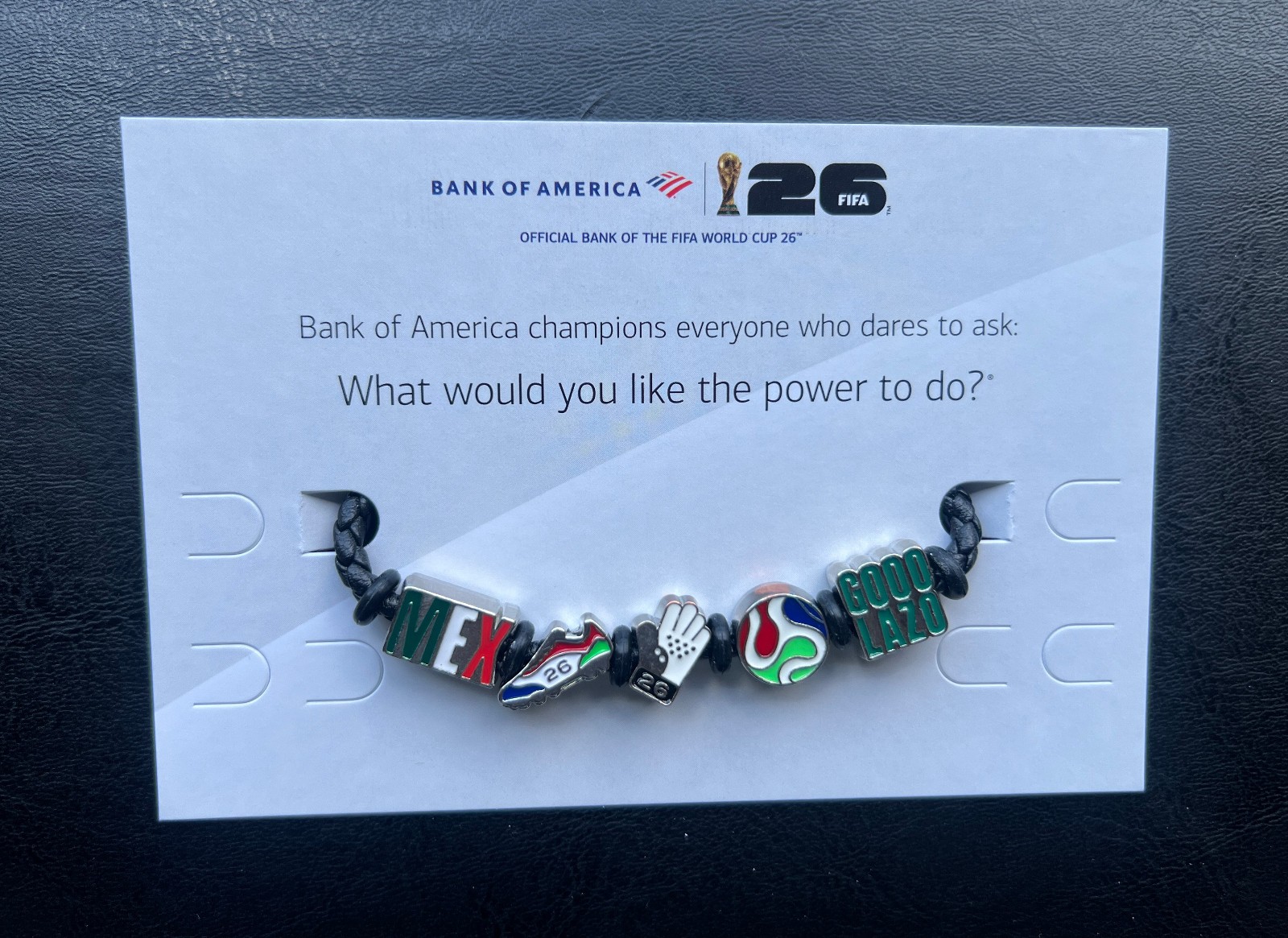 Limited Edition 2026 FIFA World Cup MEXICO Charm Bracelet (Small)
