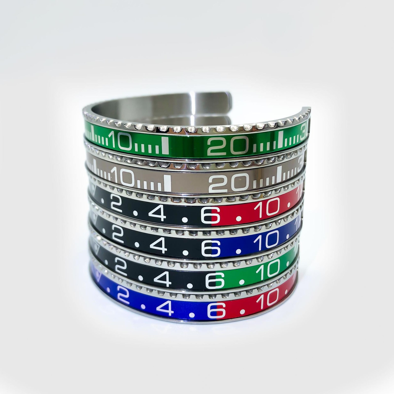 Men and Women Stainless Steel Personality Bracelets Digital Speedometer Bracelet