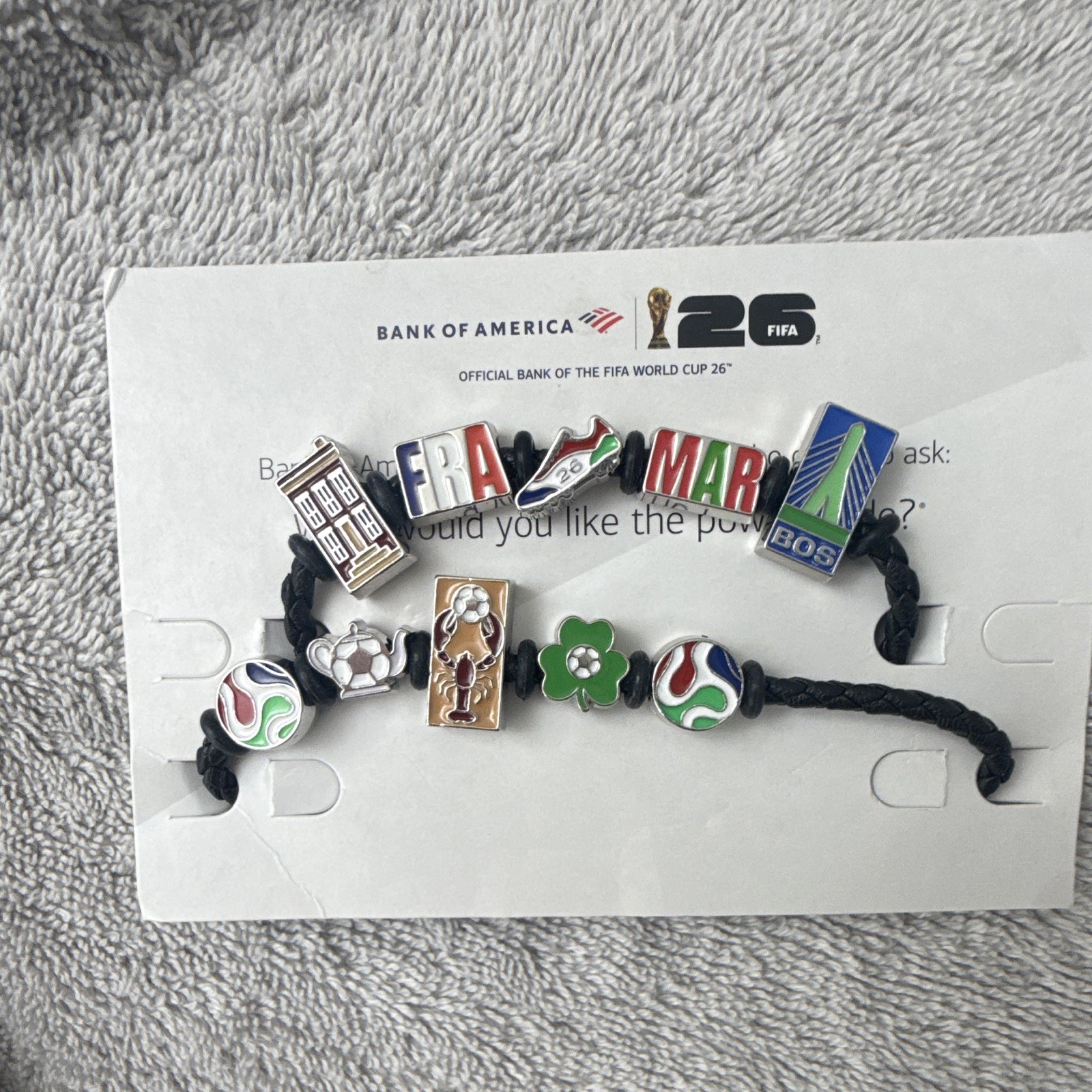 FIFA World Cup BOA Soccer Charm Bracelet. Boston Full collection!