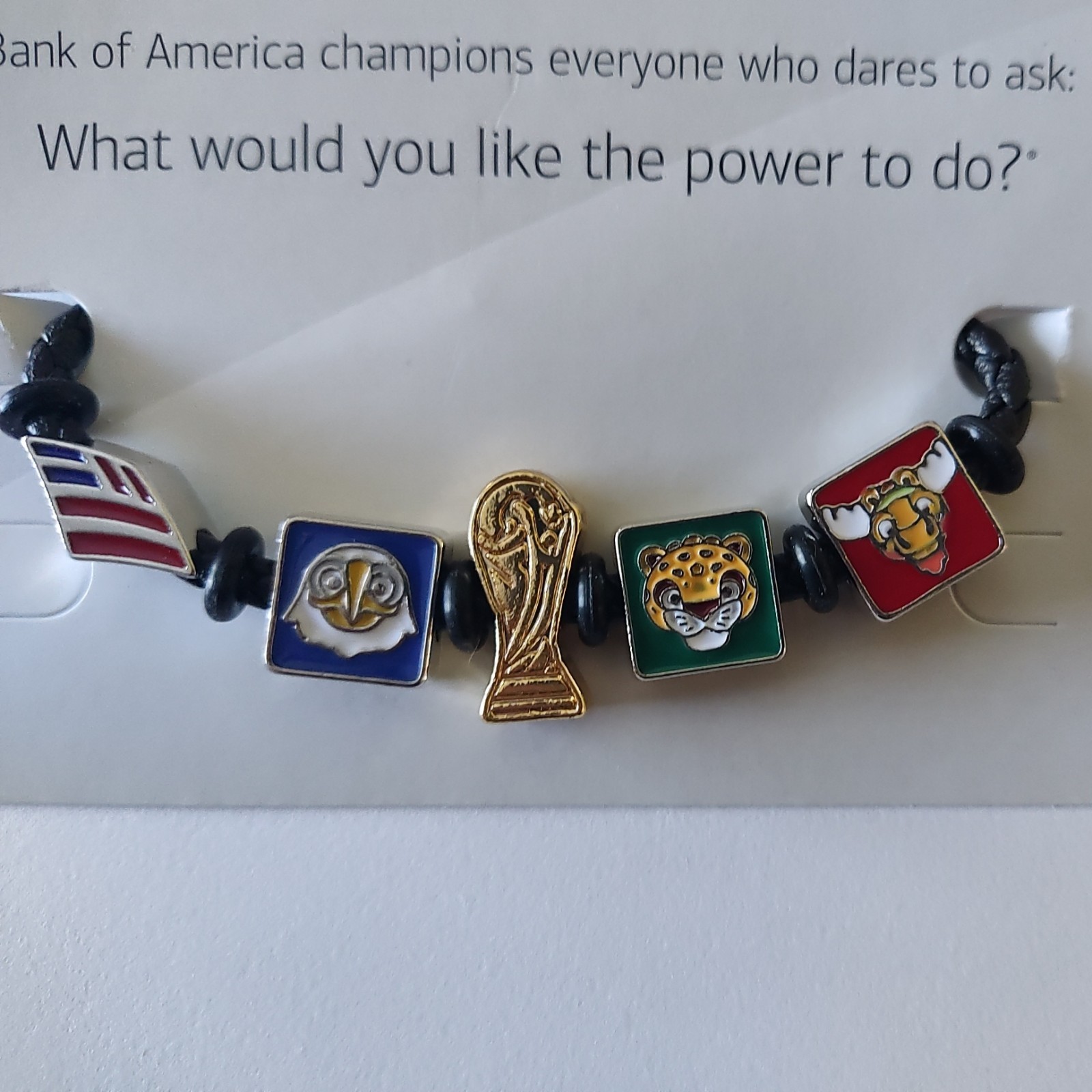 FIFA World Cup 26 Charm Cord Bracelet