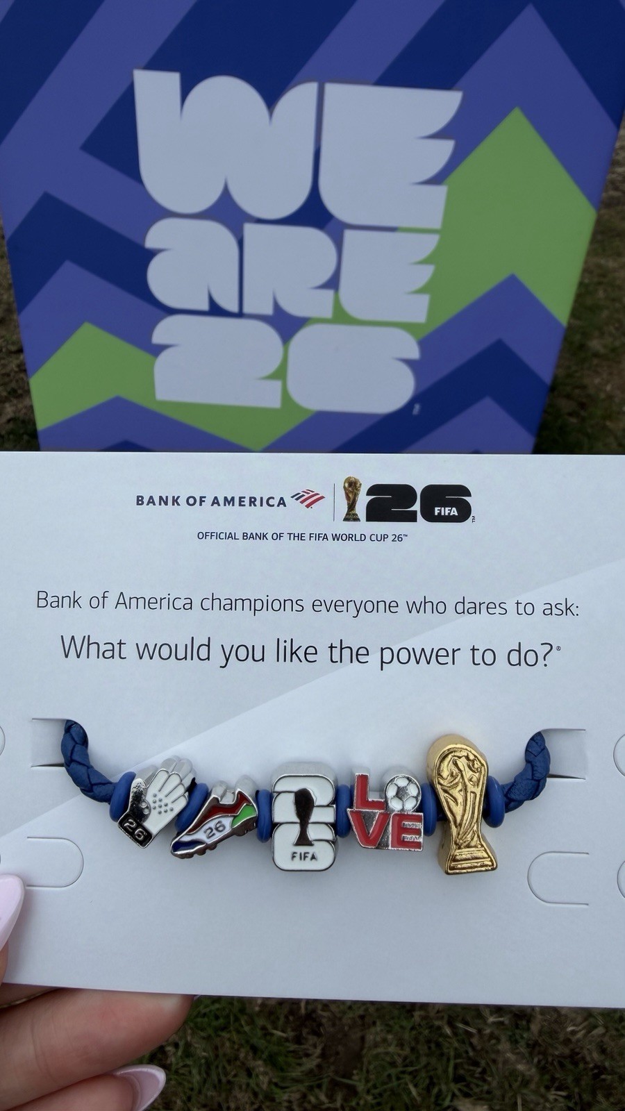 FIFA World Cup 26 Charm Bracelet PHILLY Size Small