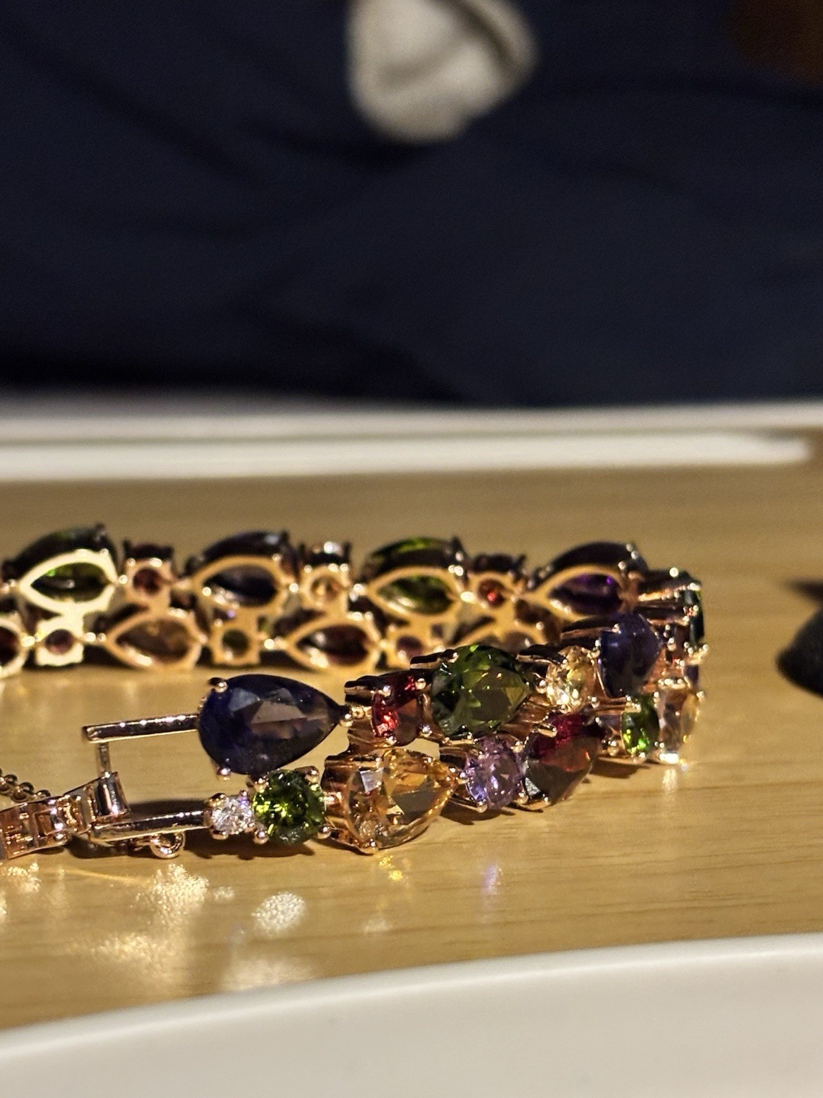 Beautiful Bracelet Multicolored Stones Will Dress Up Anything. A Must See