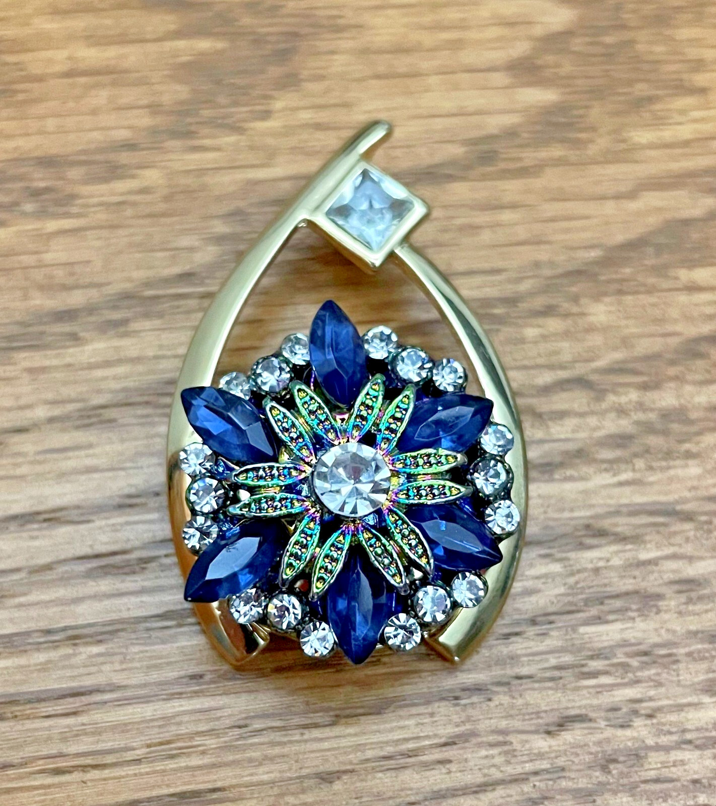 Snap Jewelry Rhinestone Flower Rainbow Base 18-20mm Fits Ginger Charms Accessory