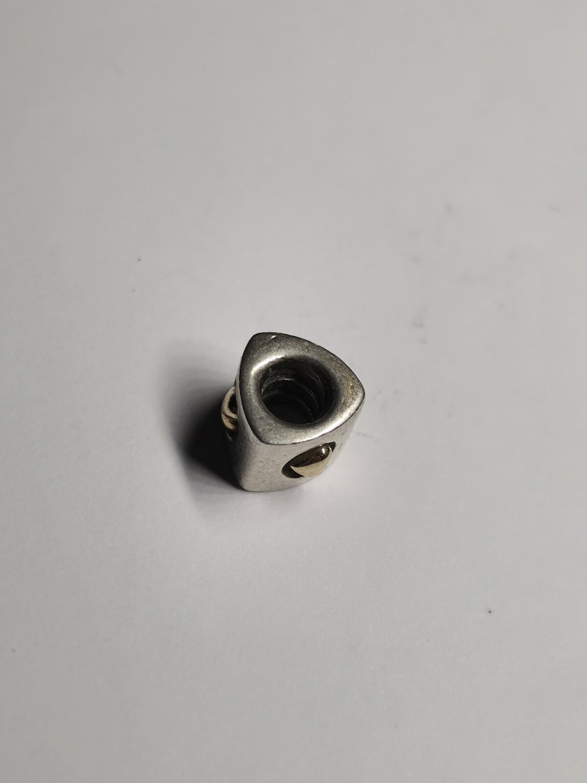 Pandora 790305 Heart of Gold Bead Charm 925 Sterling Silver & 14K Yellow Gold