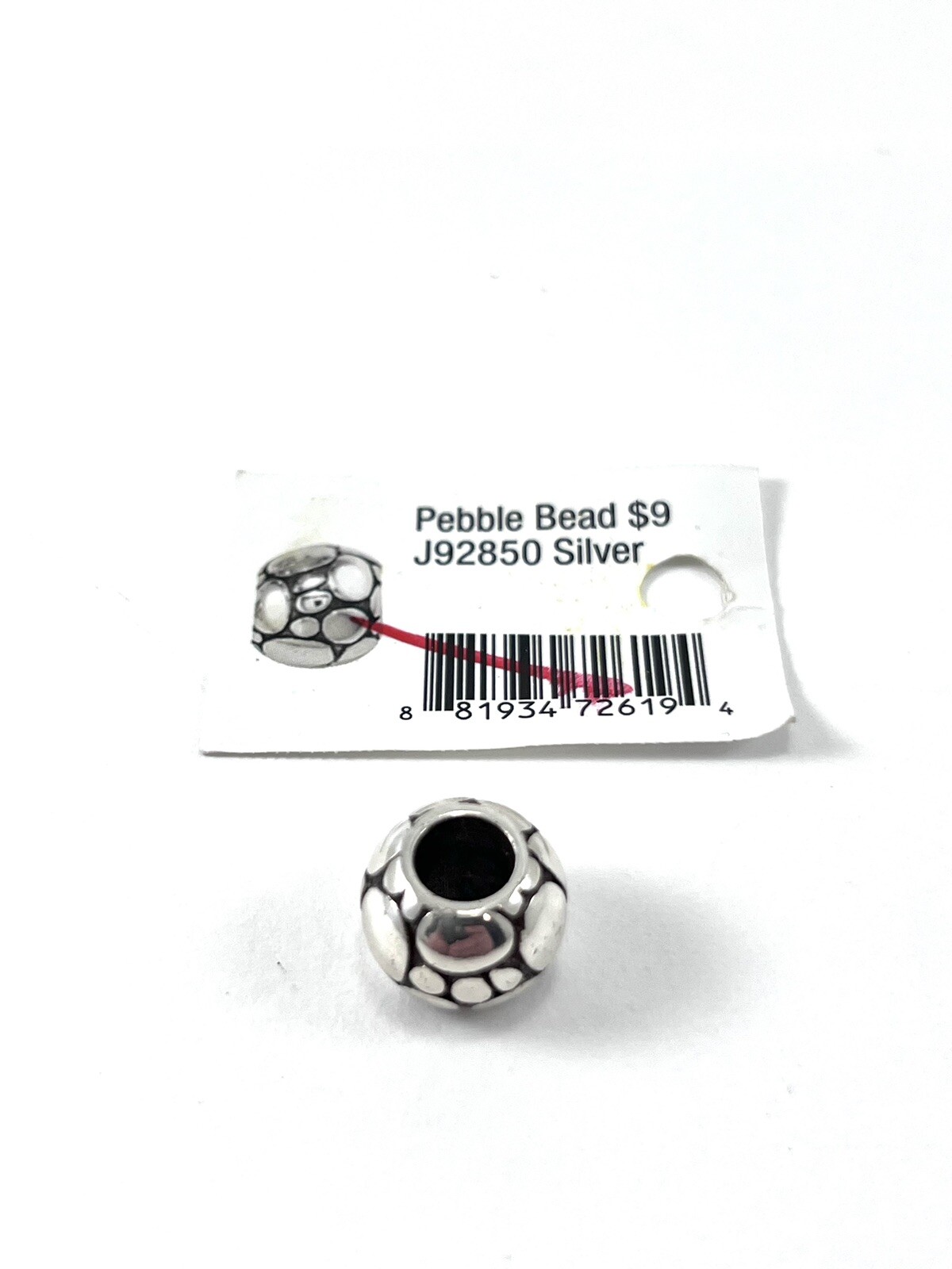 Brighton Pebble Bead, J92850 Silver Finish, New With Tags Great Price