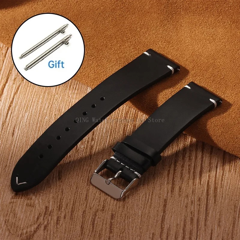 Vintage Leather Bracelet Oil Wax Strap Business Stitching Band Jewelry