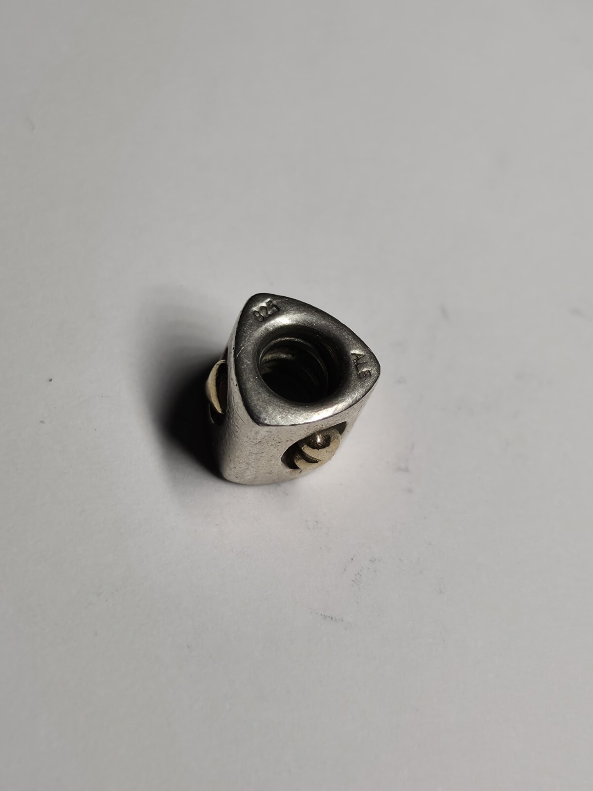 Pandora 790305 Heart of Gold Bead Charm 925 Sterling Silver & 14K Yellow Gold