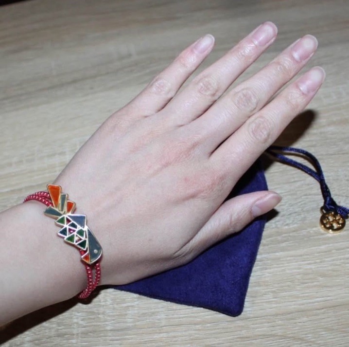 Tory Burch Parrot Bungee Bracelet