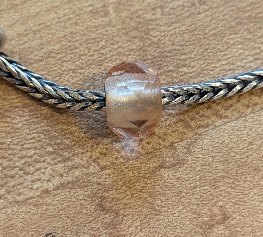 Authentic TrollBeads Pink Prism Bead