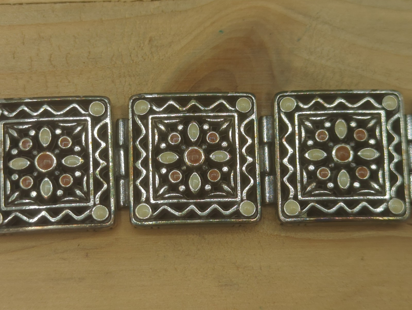 Brighton Lucia Nepal Brown Bracelet, Square , Southwest