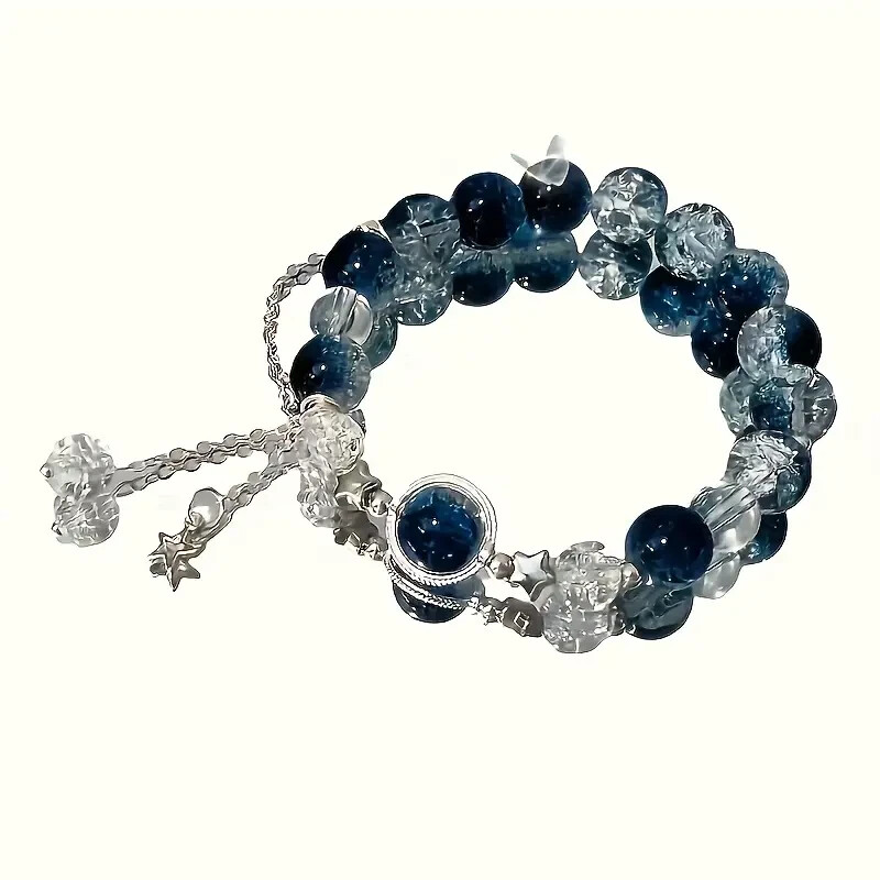 Stylish Star Bracelet with Stone Beads Perfect Fashion Accessory for Her