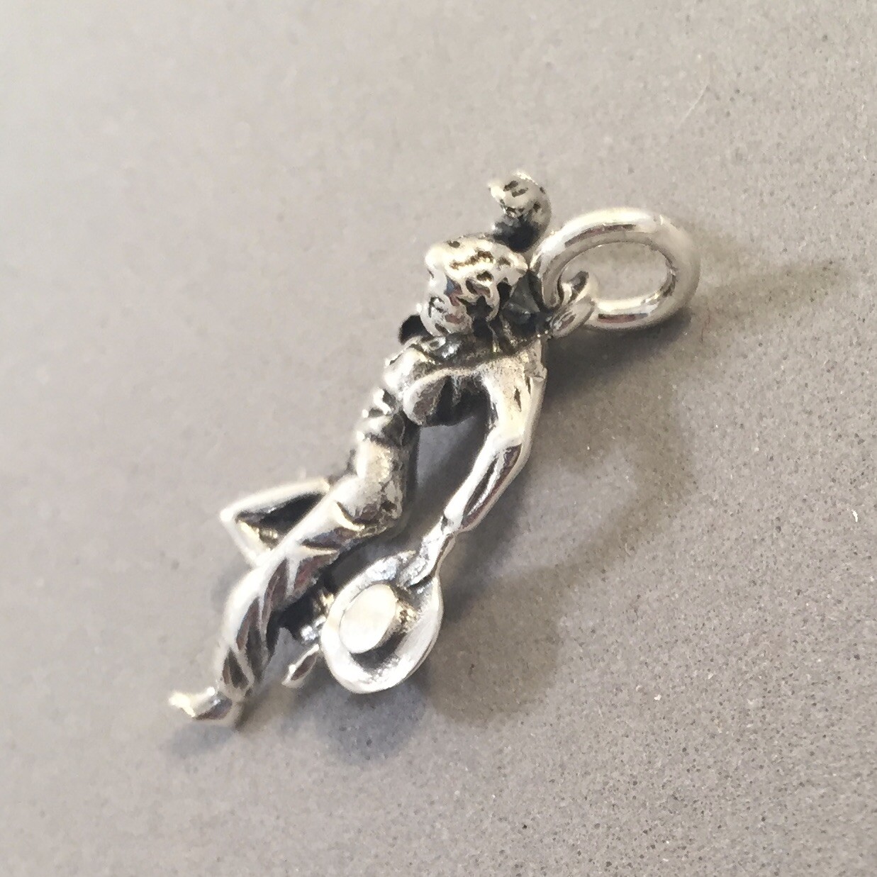 .925 Sterling Silver 3-D MALE FLAMENCO DANCER CHARM Pendant Spanish New 925 TP10