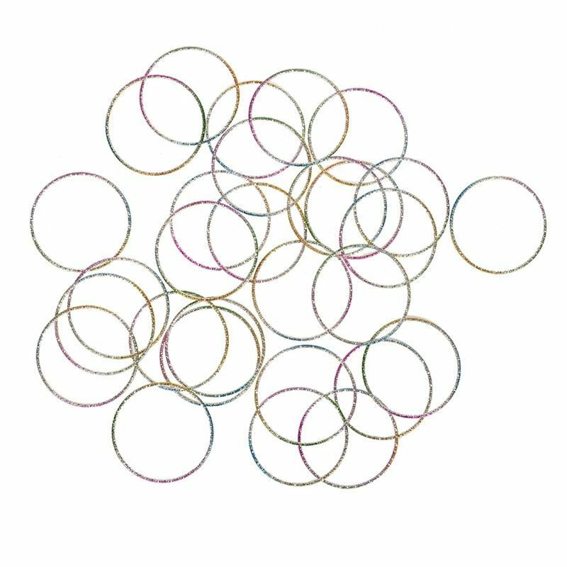 50 Pcs Circle Bangles Charm Bracelet Cuff Bracelets Kids Bracelets Party Favors