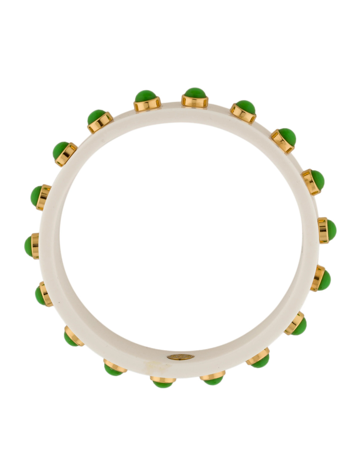 Tory Burch Bangle Bracelet Resin Stud Vintage
