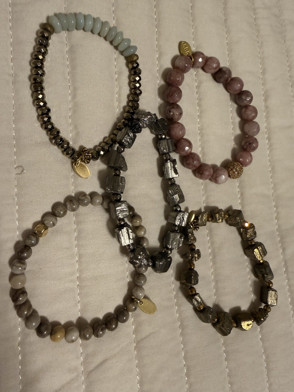 Betsy Pittard Designs Bracelet Stack Assorted Lot of 5