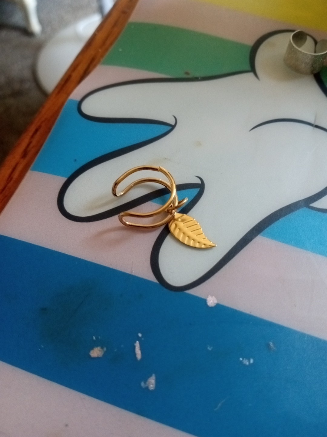 SILVER AND GOLD EAR CUFF LOT X 22