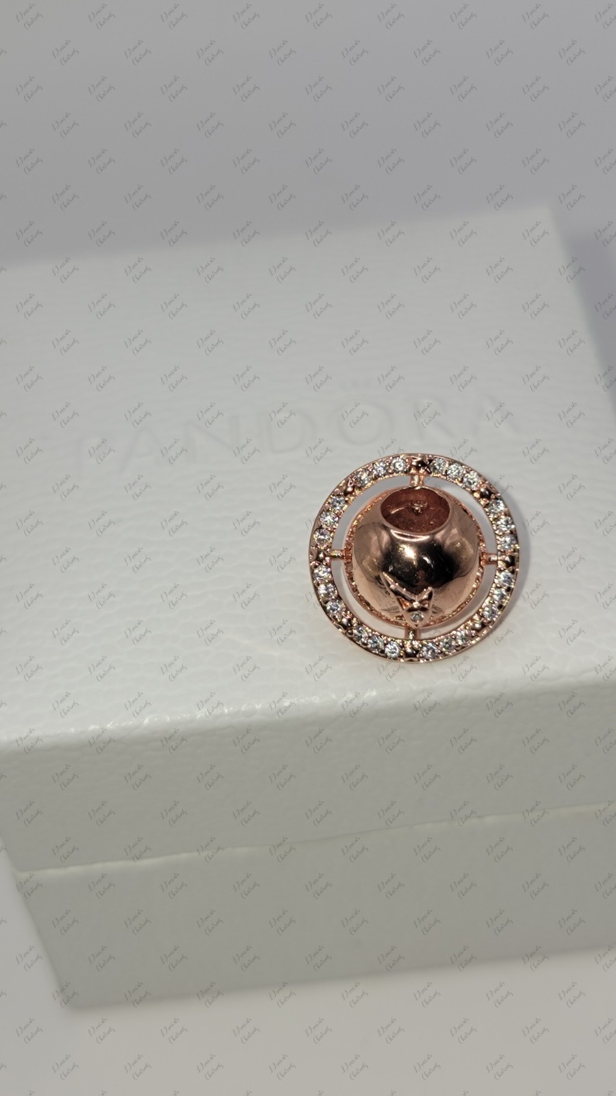 Authentic Pandora Rose Planet Saturn Sparkling Star 782438C01 A15 W/ Box